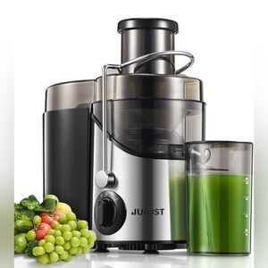Juilist 3" Wide Mouth Juicer Extractor Max Power 800W 3-Speed Setting